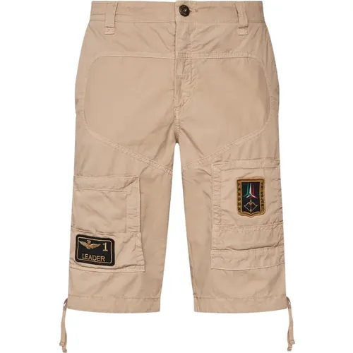 Ikonoische Shorts mit Tricolori Patches - aeronautica militare - Modalova