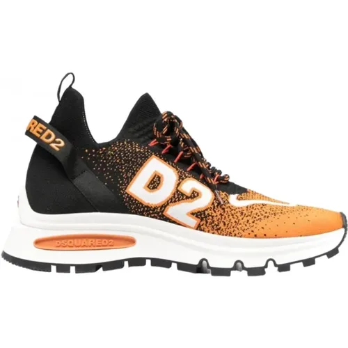 Run D2 Sneakers , male, Sizes: 7 UK, 7 1/2 UK - Dsquared2 - Modalova