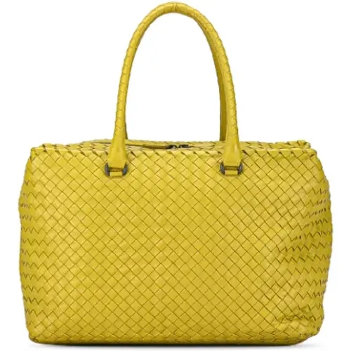 Pre-owned Leather totes , female, Sizes: ONE SIZE - Bottega Veneta Vintage - Modalova