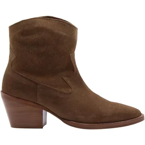 Trendy Cowgirl Ankle Boots , female, Sizes: 7 UK - Bronx - Modalova