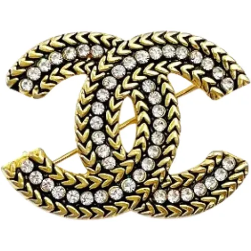 Pre-owned Metal brooches , female, Sizes: ONE SIZE - Chanel Vintage - Modalova