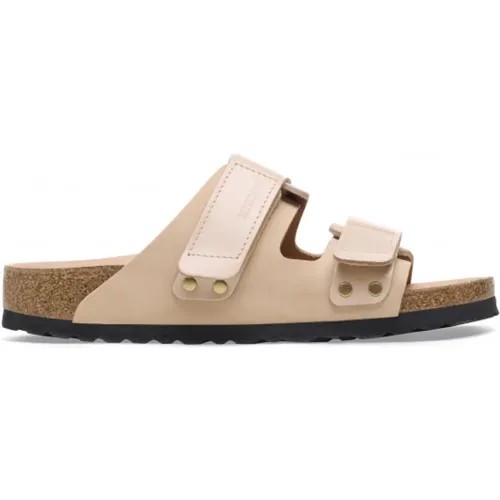 Nubuck Leather Sandals , female, Sizes: 6 UK, 4 UK - Birkenstock - Modalova