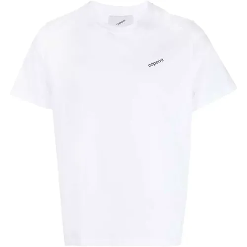 Logo Print Baumwoll T-Shirt , Herren, Größe: XL - Coperni - Modalova