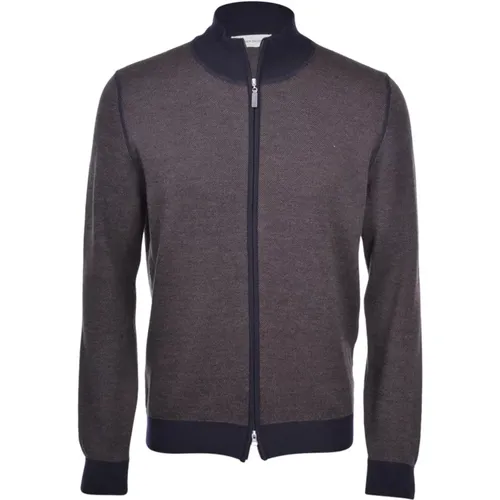 Zip Sweater , male, Sizes: 3XL - Gran Sasso - Modalova