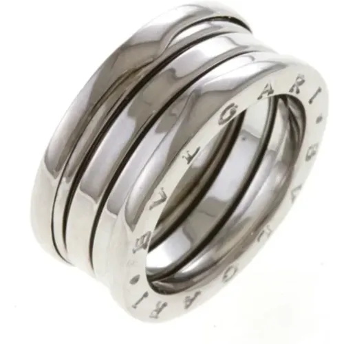 Pre-owned White Gold rings , female, Sizes: ONE SIZE - Bvlgari Vintage - Modalova