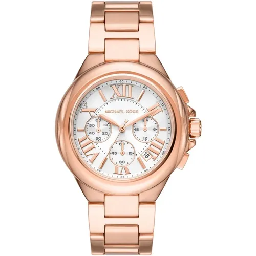 Roségold Damen Chronograph Uhr - Michael Kors - Modalova