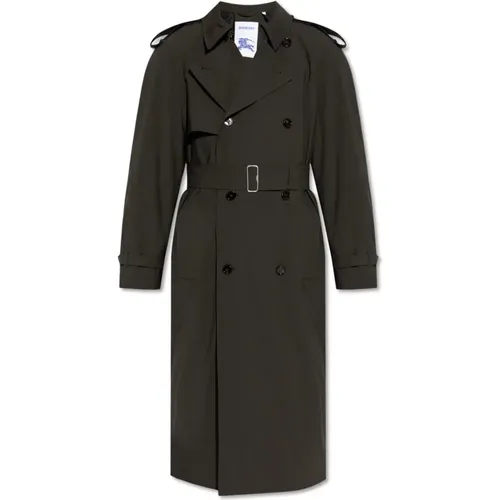 Doppelreihiger Trenchcoat mit Gürtel - Burberry - Modalova