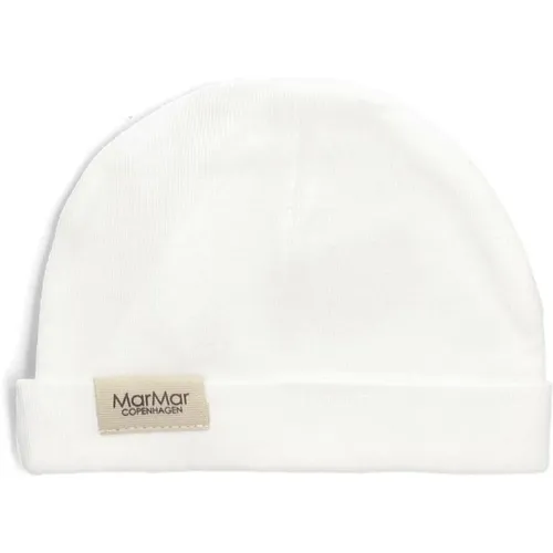 Weiße Baumwoll Unisex Beanie Mütze,Graue Baumwoll Beanie Mütze Aiko,Rosa Baumwolle Beanie Aiko - MarMar Copenhagen - Modalova