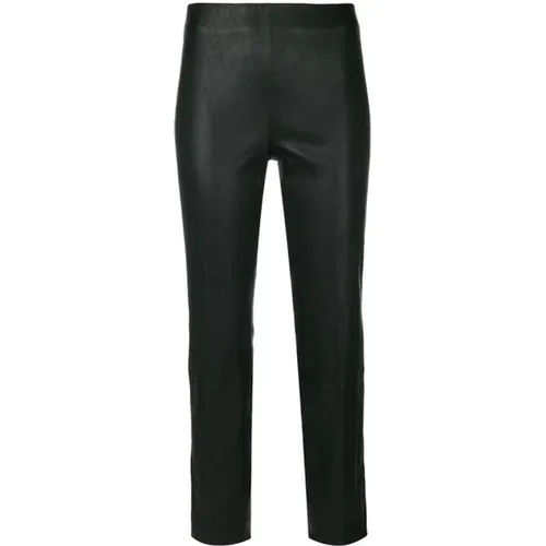 Cropped Leather Pants , female, Sizes: M - Vince - Modalova