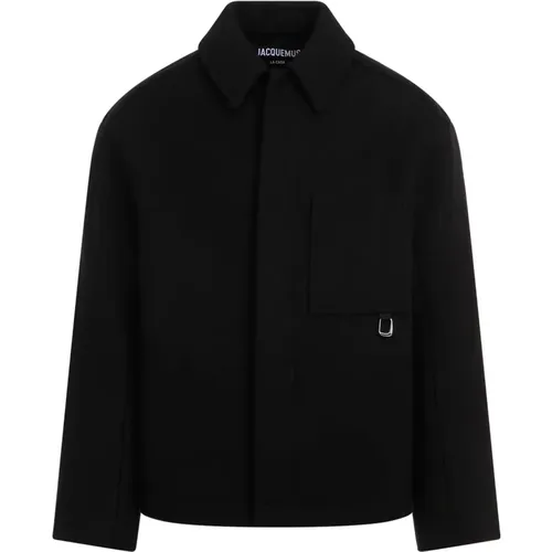 Wool Blend Stylish Coat , male, Sizes: M, S, L - Jacquemus - Modalova