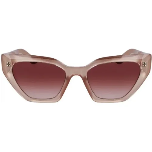 Retro-Stil Sonnenbrille,KL6145S 600 Sonnenbrille,Klassische Schwarze Sonnenbrille - Karl Lagerfeld - Modalova