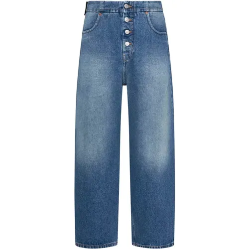 Blaue Jeans mit 5 Taschen - MM6 Maison Margiela - Modalova