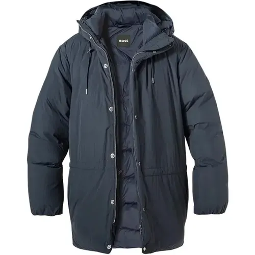 Dunkelblaue Outerwear Jacke - Hugo Boss - Modalova