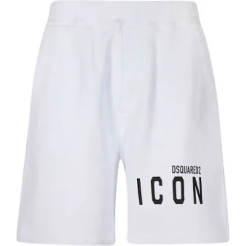 Iconic Casual Shorts , male, Sizes: S, L, XL - Dsquared2 - Modalova