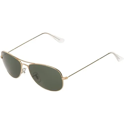 Goldene Sonnenbrille mit Originalzubehör , Herren, Größe: 59 MM - Ray-Ban - Modalova
