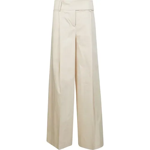 Wide Trousers , female, Sizes: M, XS, 2XS - pinko - Modalova