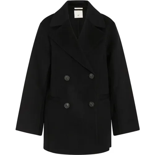 Classic Double-Breasted Wool Coat , female, Sizes: XS, 2XL, M, XL, S, L - Heartmade - Modalova