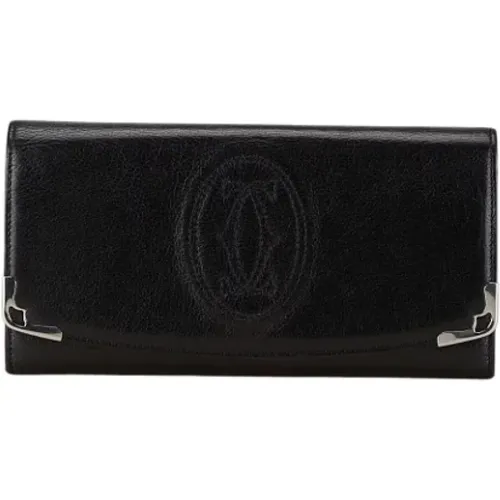 Pre-owned Leather wallets , female, Sizes: ONE SIZE - Cartier Vintage - Modalova