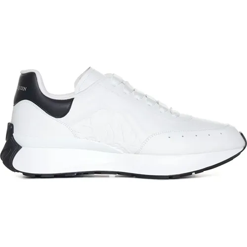 Sneakers with Logo Print , male, Sizes: 8 UK, 11 UK, 9 UK, 10 UK, 6 UK - alexander mcqueen - Modalova