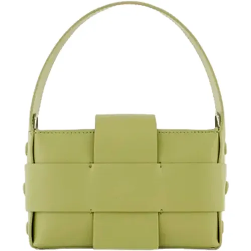 Crossed Fabric Mini Shoulder Bag , female, Sizes: ONE SIZE - Armani Exchange - Modalova
