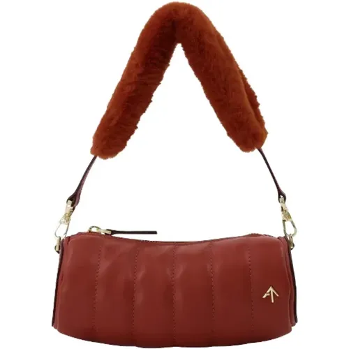 Leather handbags , unisex, Sizes: ONE SIZE - Manu Atelier - Modalova