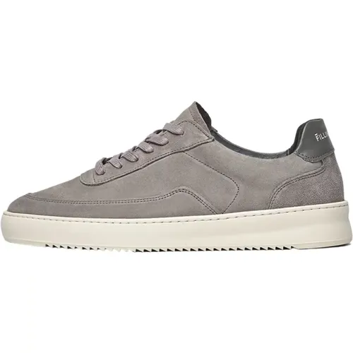 Mondo Suede Grey , unisex, Sizes: 9 UK, 3 UK, 8 UK, 7 UK, 5 UK, 11 UK, 2 UK, 12 UK, 1 UK, 4 UK, 6 UK, 10 UK - Filling Pieces - Modalova