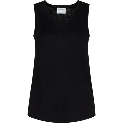 Schwarze T-Shirts und Polos Arielle-GC , Damen, Größe: XS - Isabel Marant Étoile - Modalova