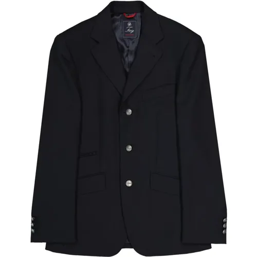 Virgin Wool Jacket , male, Sizes: S - Fay - Modalova