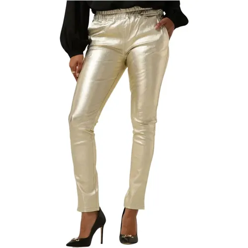 Boyfriend Pants/Chino in Gold , Damen, Größe: XL - Est'Seven - Modalova