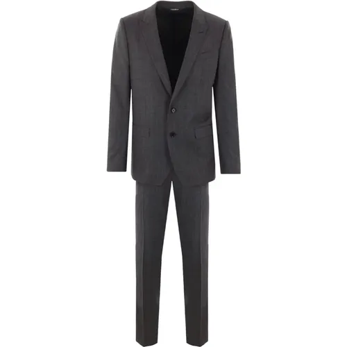 Grey Dresses with Slim Fit , male, Sizes: M, L - Dolce & Gabbana - Modalova