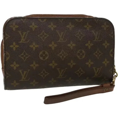 Pre-owned Brunt Canvas Louis Vuitton Orsay Clutch Bag , female, Sizes: ONE SIZE - Louis Vuitton Vintage - Modalova