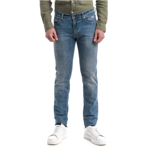 Denim Stretch Star Jeans , Herren, Größe: W32 - Roy Roger's - Modalova