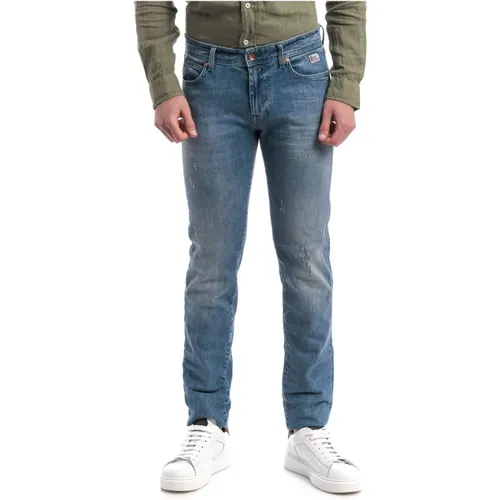 Denim Stretch Star Jeans , Herren, Größe: W33 - Roy Roger's - Modalova