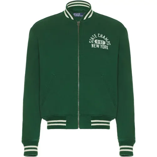 Varsity Bomber Jacke , Herren, Größe: L - Ralph Lauren - Modalova