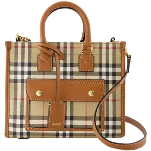 Leder totes Burberry - Burberry - Modalova