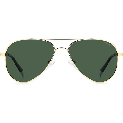 Classic Green Tinted Drop-shaped Sunglasses , unisex, Sizes: 56 MM - Polaroid - Modalova