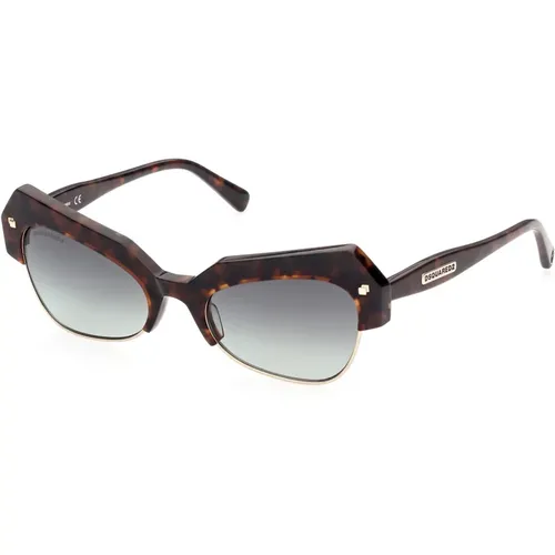 Stilvolle Dalia Sonnenbrille für Frauen , Damen, Größe: 52 MM - Dsquared2 - Modalova