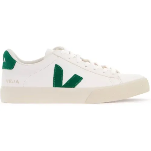 Chromefreie Campo Sneakers mit Wildleder-Monogramm , Damen, Größe: 36 EU - Veja - Modalova