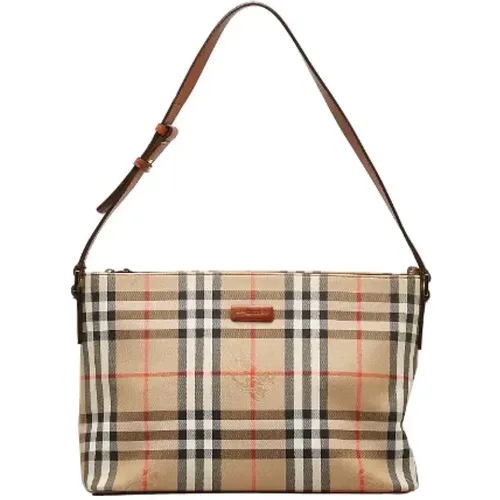 Pre-owned Canvas shoulder-bags , female, Sizes: ONE SIZE - Burberry Vintage - Modalova