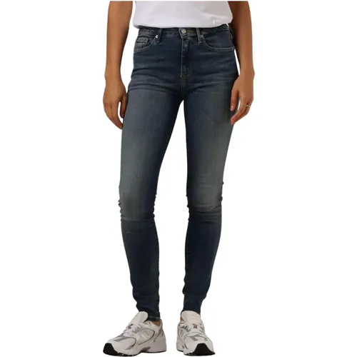 Como Skinny Jeans für Stilvolle Bequemlichkeit , Damen, Größe: W28 L32 - Tommy Hilfiger - Modalova