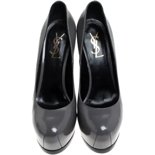 Pre-owned Leather heels , female, Sizes: 4 UK - Yves Saint Laurent Vintage - Modalova