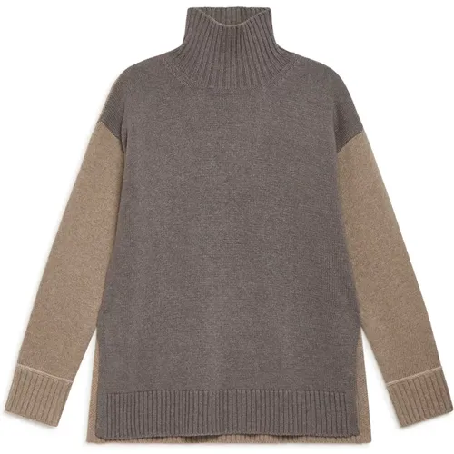 Stylischer Strickpullover für Frauen - MALIPARMI - Modalova