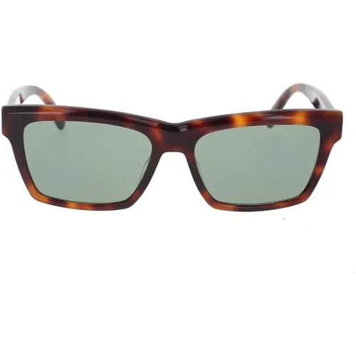 Rectangular Sunglasses Monogram SL M104 003 , male, Sizes: 56 MM - Saint Laurent - Modalova