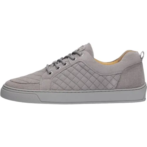 Suede Leather Low Top Sneakers , Herren, Größe: 40 EU - Leandro Lopes - Modalova