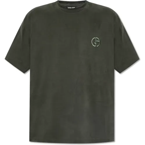 T-Shirt mit Logo Giorgio Armani - Giorgio Armani - Modalova