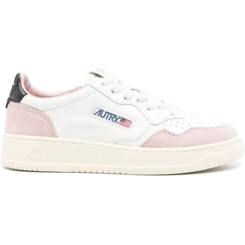 Medalist Low Leder Wildleder Sneakers , Damen, Größe: 36 EU - Autry - Modalova