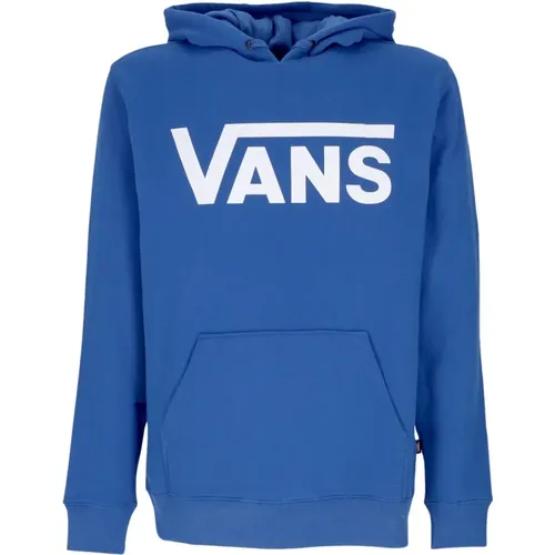 Klassische Blaue Kapuzenpullover mit Kordelzug , Herren, Größe: M - Vans - Modalova