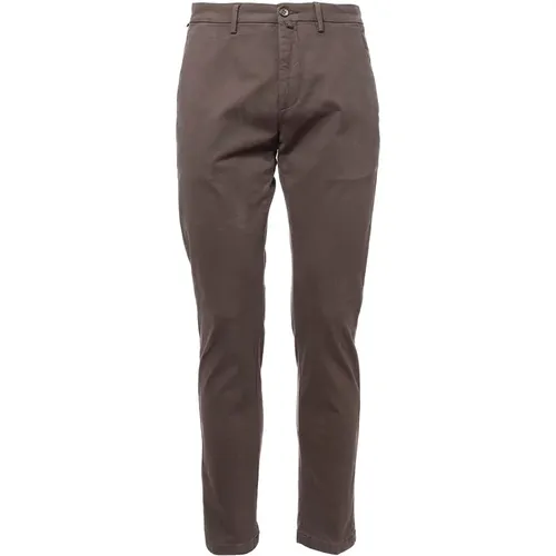 Cotton Blend Pants with American Pockets , male, Sizes: W31 - Siviglia - Modalova