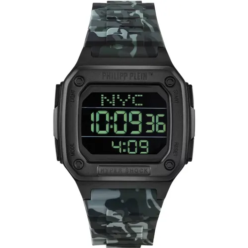 Hyper $hock Digital Watch , male, Sizes: ONE SIZE - Philipp Plein - Modalova