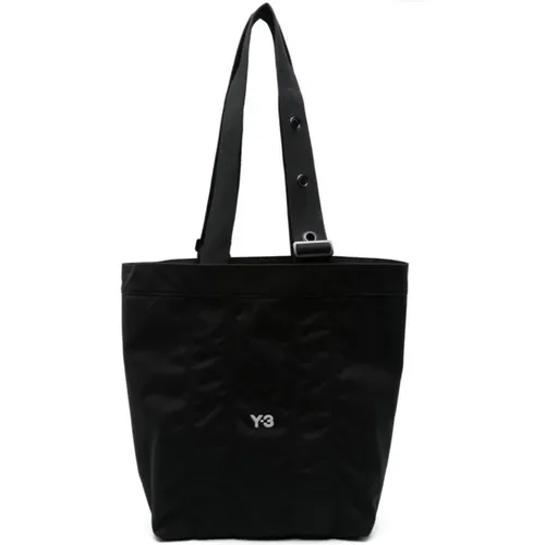 Schwarzer Rucksack aus recyceltem Polyester , Damen, Größe: ONE Size - Y-3 - Modalova